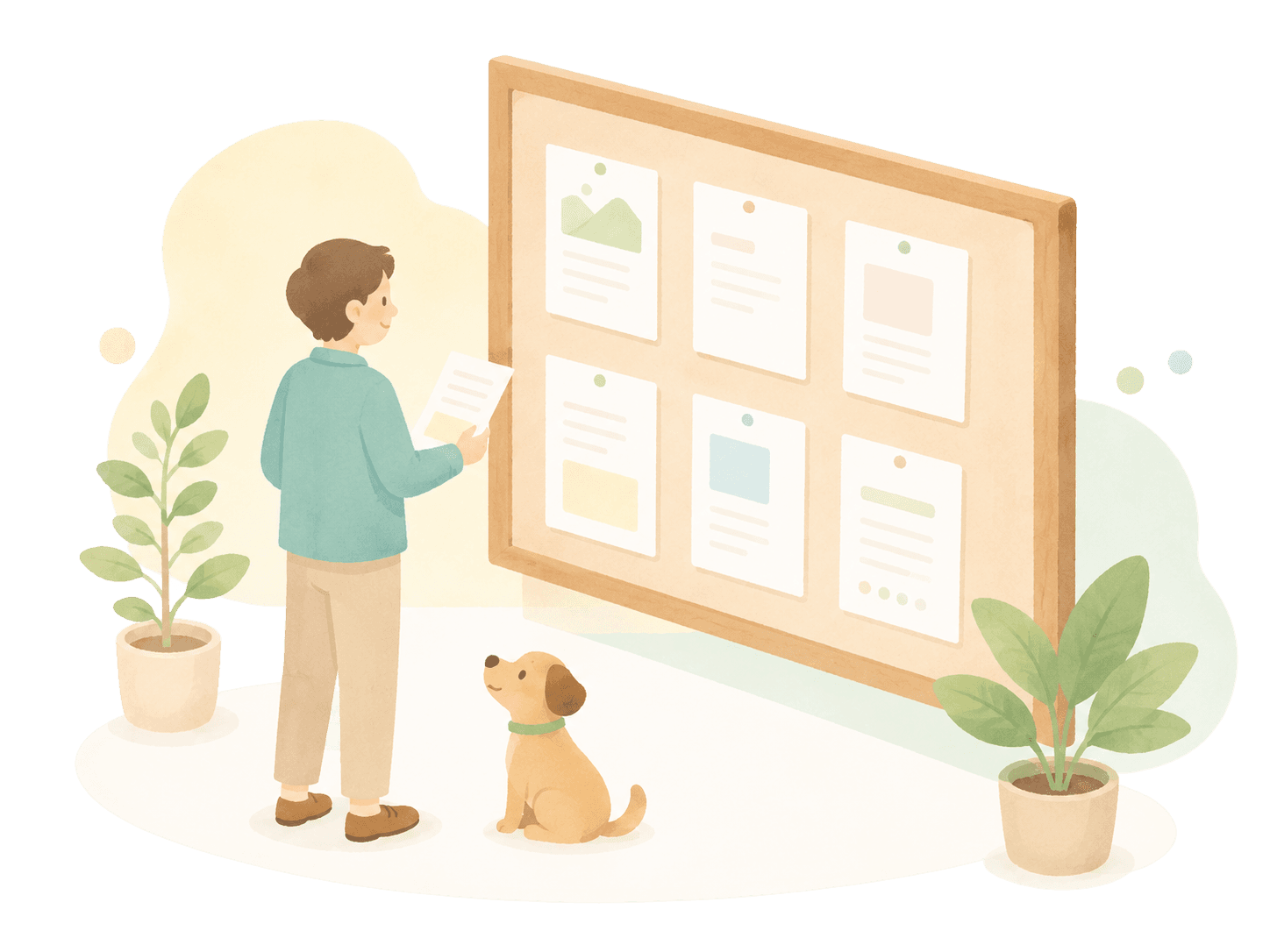 お知らせのイラスト